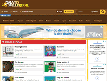 Tablet Screenshot of gratisspelletjes.nl
